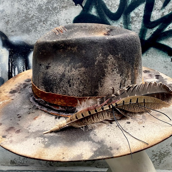 SOLD REBEL YELL Custom Dyed Festival Hat - Picture 3 of 17